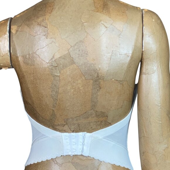 VTG Frederick's of Hollywood White Lace Strapless Corset Bra 34C #114K - Picture 6 of 13